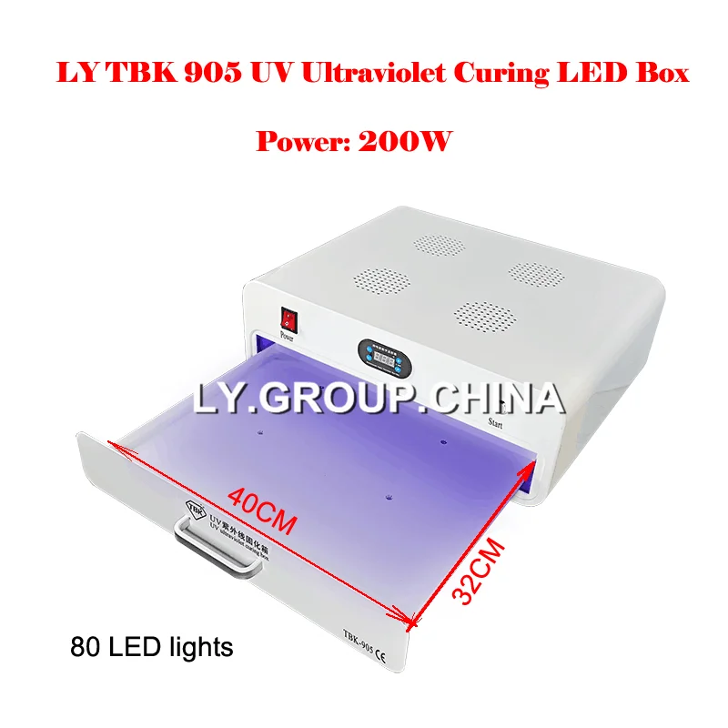 LY TBK 905 UV ڿܼ ȭ LED ڽ, 80  LED , 200W, 110V, 220V, Ϲ , ο 